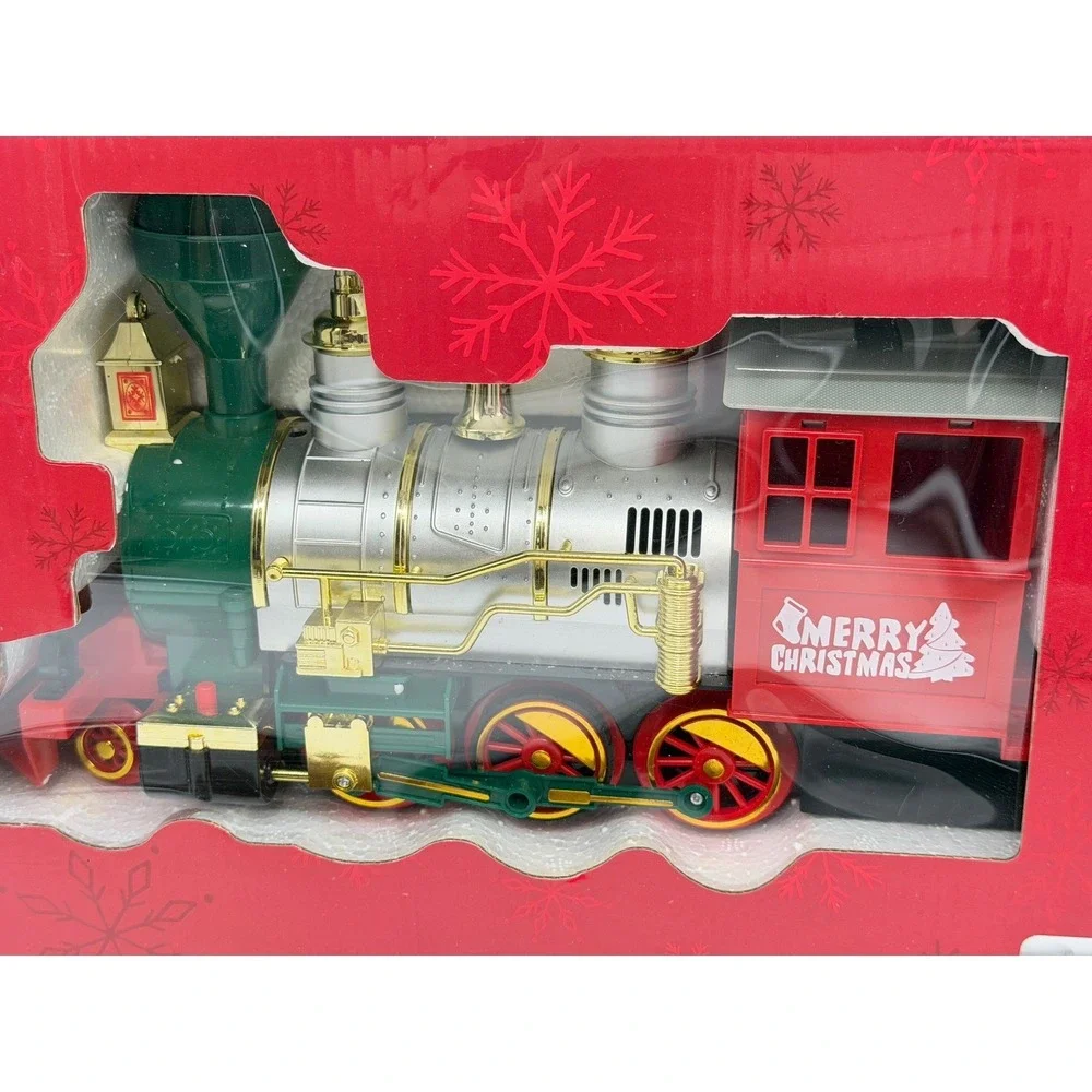 Hobby Lobby Choo-Choo Christmas Holiday Train Set w/ Track Battery‎ Operated